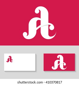 Abstract letter A logo template. Letter A logo. Letter A icon