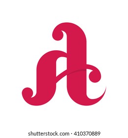 Abstract letter A logo template. Letter A logo. Letter A icon