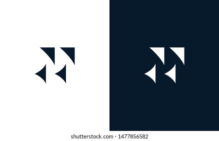 Abstract letter  logo. This logo icon incorporate with abstract shape in the creative way.