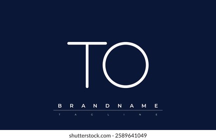 TO Abstract letter logo. This logo icon incorporate with abstract shape in the creative way