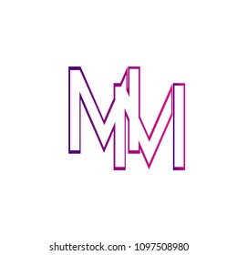 abstract letter logotype icon design illustration element.vector