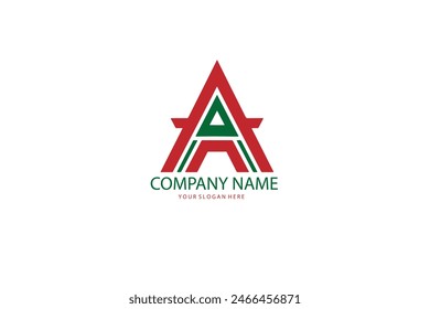 Abstract letter A logotype. Modern logo idea sign. Universal emblem vector icon.