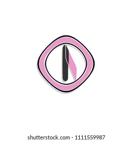 Abstract Letter A logotype,icon,sign,symbol.simple cute and  creative modern flat design vector.isolated on white background