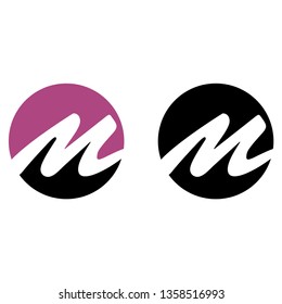 Abstract Letter M Icon