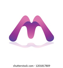Abstract Letter M Logo