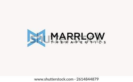 Abstract Letter M Logo Concept. Creative Science, Laboratory Vector Icon.