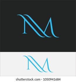 Abstract letter M logo design, beauty industry and fashion logo.cosmetics business, natural,spa salons. yoga, medicine companies and clinics
