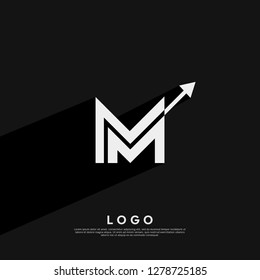 Abstract letter M logo design template. creative sign. Universal vector icon. Vector