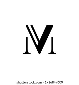 abstract Letter M Logo Design Template
