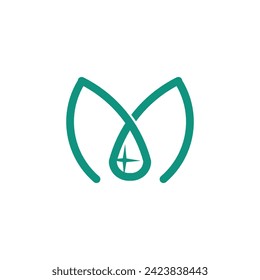 Letra abstracta imagen vectorial del diseño del logotipo M. Letra abstracta M logotipo. Signo moderno de idea de logo. Icono de vector de emblema universal.