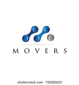 Abstract Letter M Logo Design Template