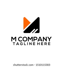 Abstract Letter M Logo Template Vector. Alphabet Logo Concept