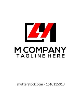 Abstract Letter M Logo Template Vector. Alphabet Logo Concept