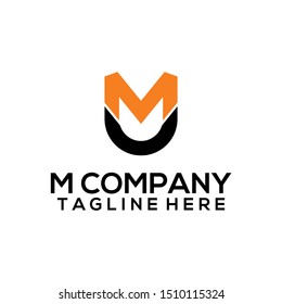 Abstract Letter M Logo Template Vector. Alphabet Logo Concept