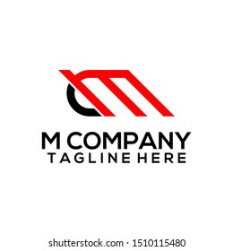 Abstract Letter M Logo Template Vector. Alphabet Logo Concept