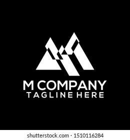 Abstract Letter M Logo Template Vector. Alphabet Logo Concept