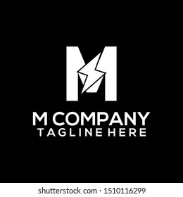 Abstract Letter M Logo Template Vector. Alphabet Logo Concept