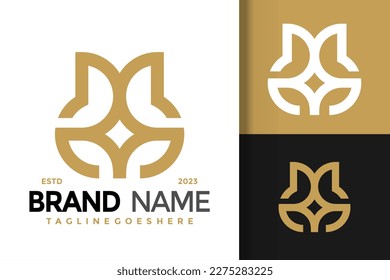 Abstract Letter M logo vector icon illustration