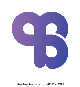 Abstract letter mark logo design