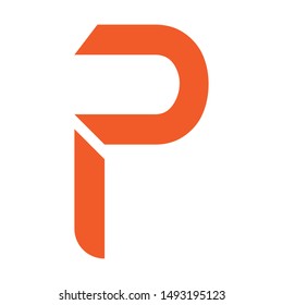 Abstract letter mark logo design