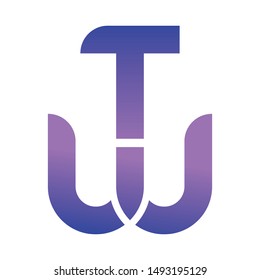 Abstract letter mark logo design