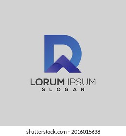 Abstract letter mark logo design template