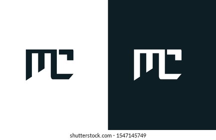 Abstract letter MC logo.It will be suitable for new brand or rebrand.
