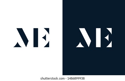 Letter me logo Images, Stock Photos & Vectors | Shutterstock