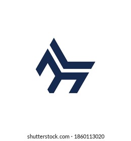 letra abstracta mk simple vector de logotipo plano geométrico