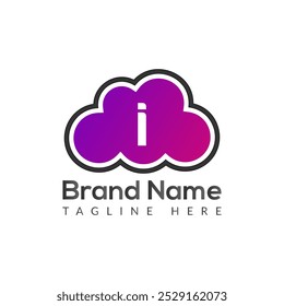 Resumo I letra moderna inicial lettermarks logo design	