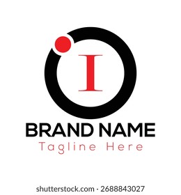 Diseño de logotipo de letras iniciales Abstractas I letter modern	
