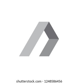 abstract letter n gradient design logo 