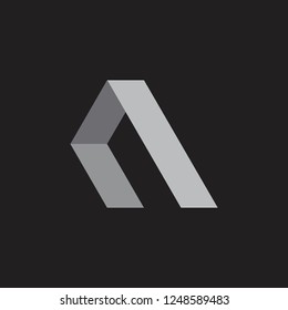 abstract letter n gradient design logo 