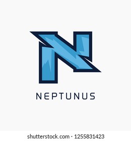 Abstract letter N logo design template. Modern, dynamic, unique icon, element for your graphic