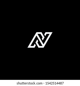 Abstract Letter N logo design. Icon illustration vector