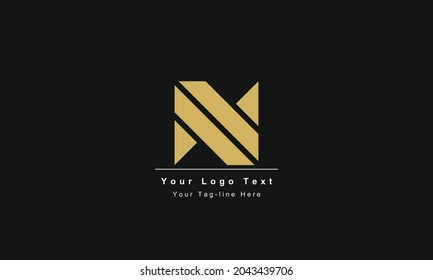 Abstract letter N logo design. Creative, Premium Minimal emblem design template. Graphic Alphabet Symbol for Corporate
Business Identity. Initial NN vector element