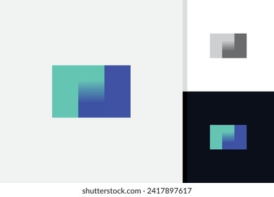 abstract letter n logo design vector template