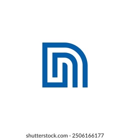 Abstract Letter N Logo design vector template