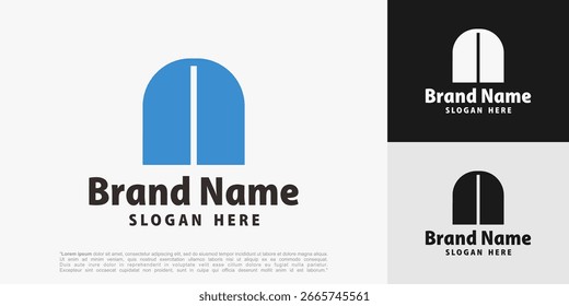 abstrakter Buchstabe N Logo-Design, Vektorgrafik