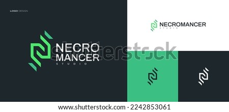 Abstract Letter N Logo Design Template. N Logo or Icon for Business and Technology Brand Identity