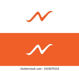 Abstract Letter N Logo Sphere Logo