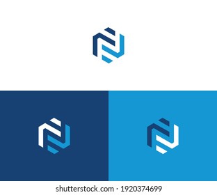Abstract Letter N Logotype. Modern Logo Idea Sign. Universal Emblem Vector Icon