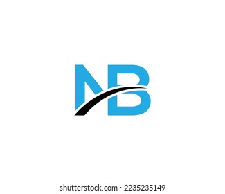 Abstract Letter NB Logotype Modern Logo Idea Emblem Vector Icon Vector Template.