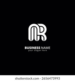 Logotipo Abstractas de la letra NK KN, diseño atrevido del monograma del estilo.