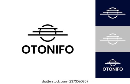  Abstract letter O for car company logo design