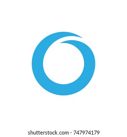 Abstract Letter O G Or Number 0 Symbol Logo Vector