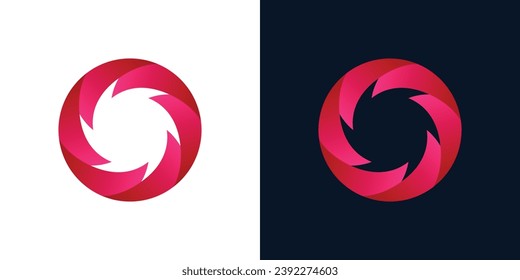 Abstract Letter O Logo Design - Vector Template