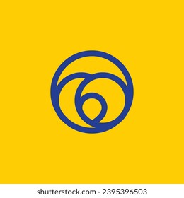 Design-Vorlage für abstrakte Buchstaben-O-Logos