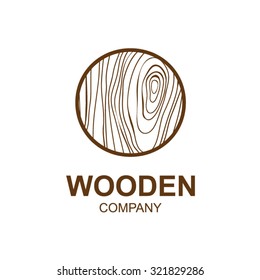 Wood floor or parquet icon logotype design templates. Stock Vector