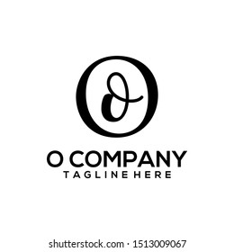 Abstract Letter O Logo Template Vector. Alphabet Logo Concept